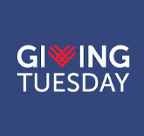 Giving Tuesday words with heart logo