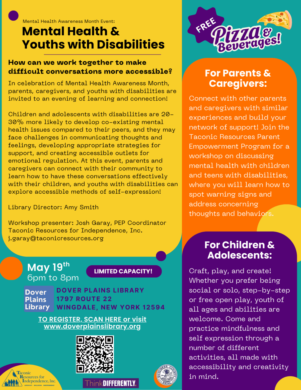 Mental Health and Youths with disabilities flyer