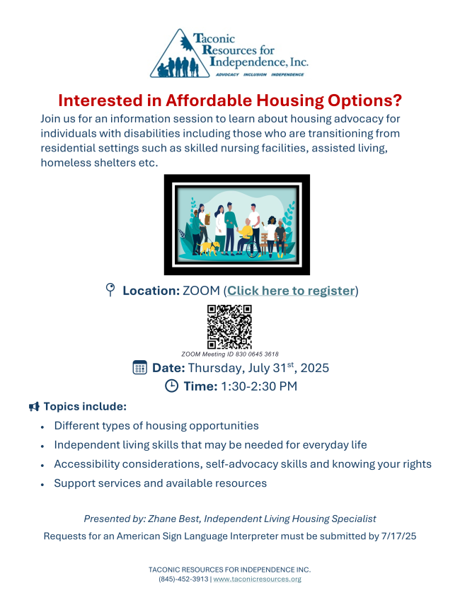 A flyer with text detailing the information listed above this image. Click the image for a PDF copy