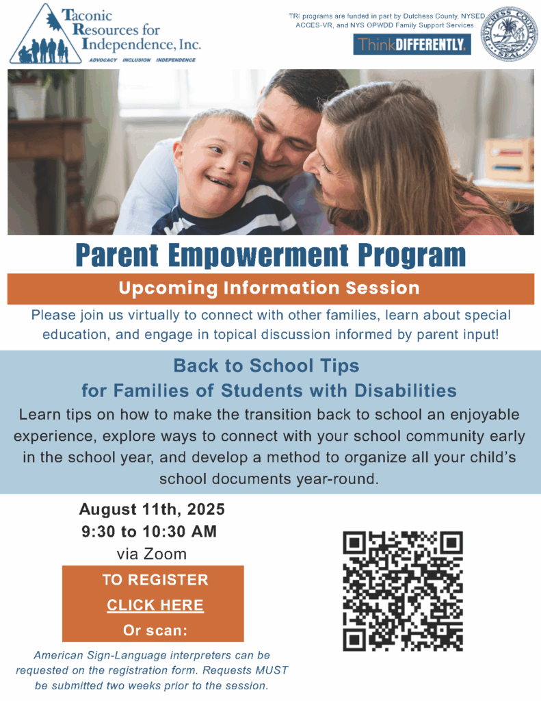 flyer for PEP information session for August 11th