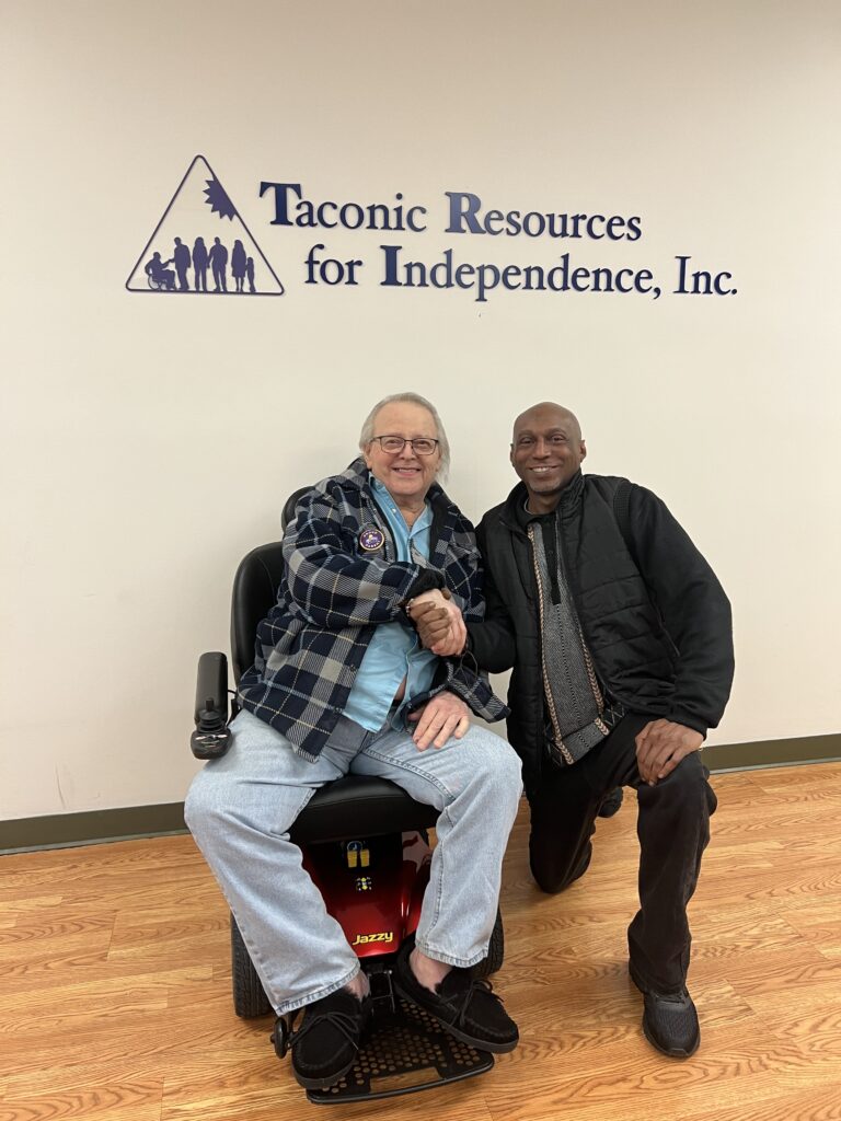 Through the Veterans Project Grant we were able to replace batteries in a donated mobility scooter for a local Veteran in need