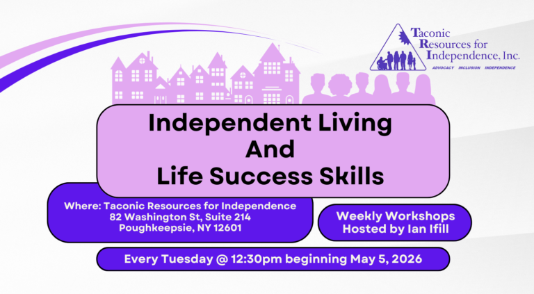 image of text- Independent Living and Life Success Skills May 2026